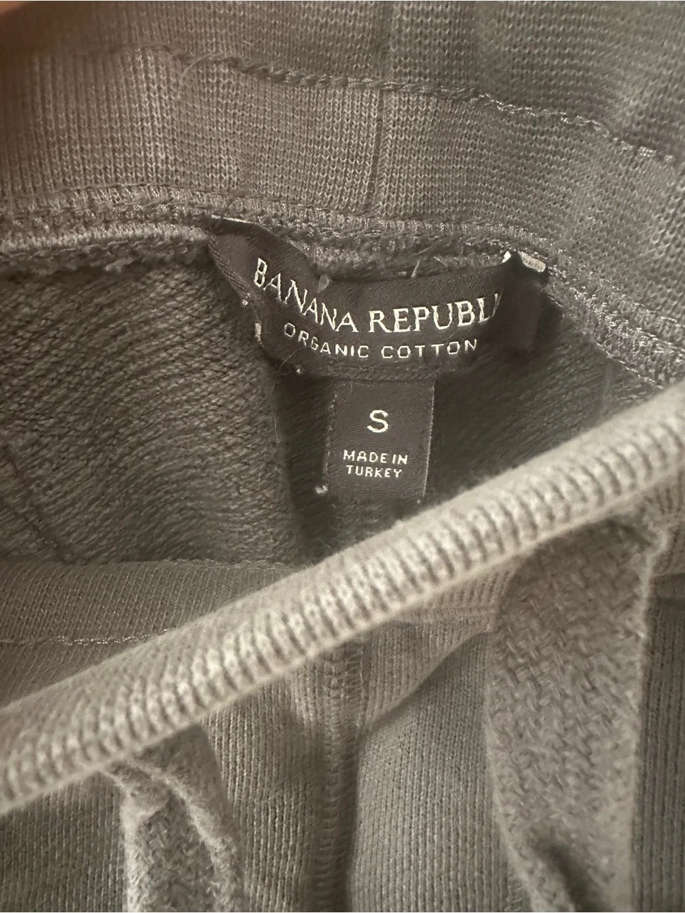 Men's Gray Drawstring Jogger Pants
